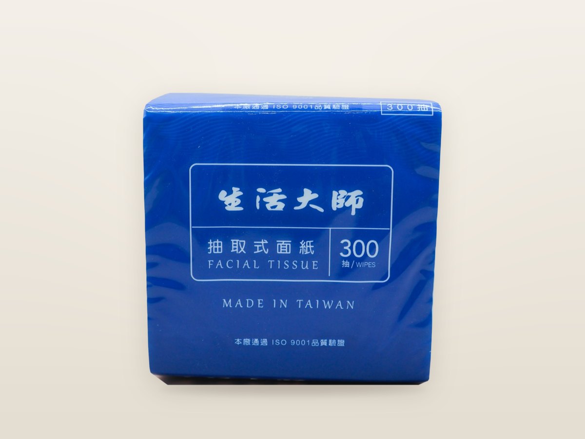 Life Mastery 300-pull facial tissue pack