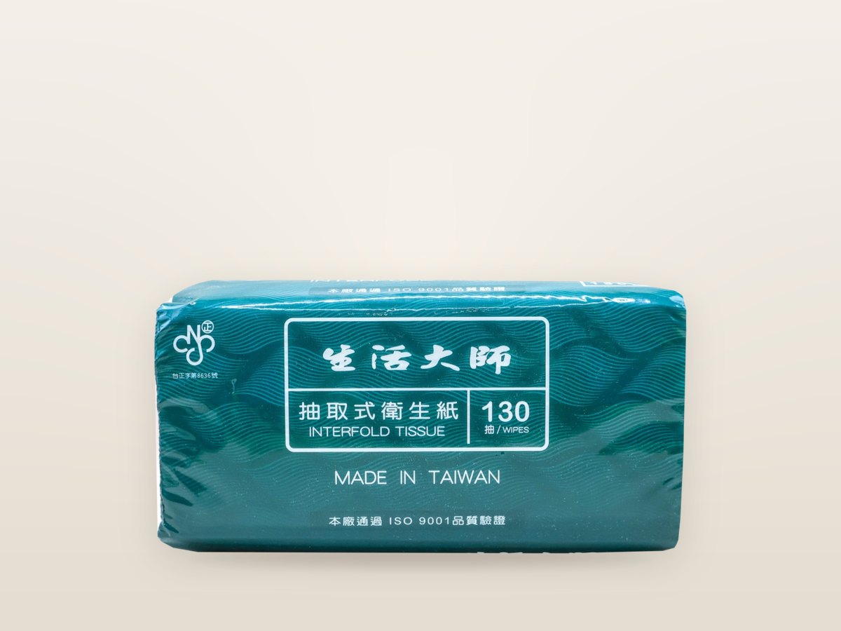 Life Mastery 130-pull interfold tissue pack